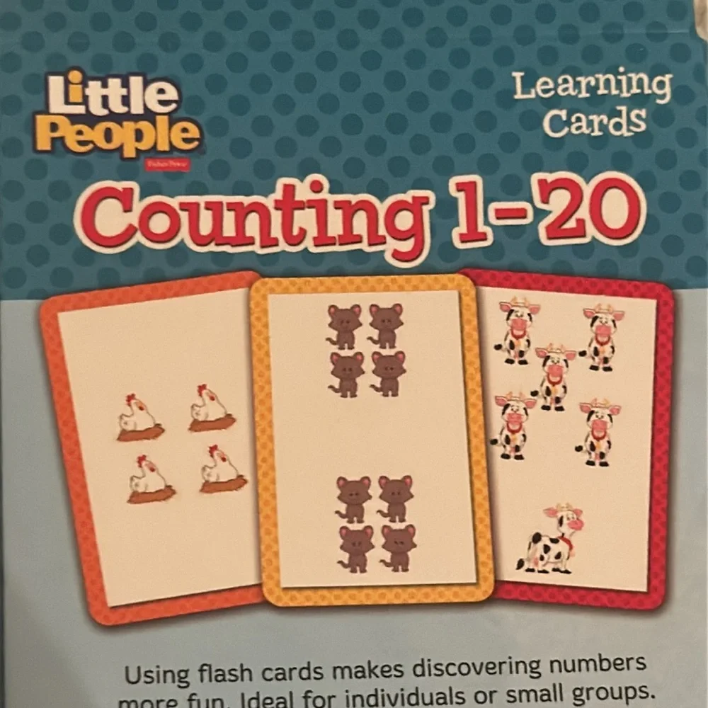 Fisher Price Little People l‎ Learning Card Game Ages 4-7